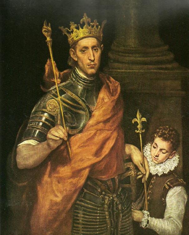 El Greco st. louis, king of france
